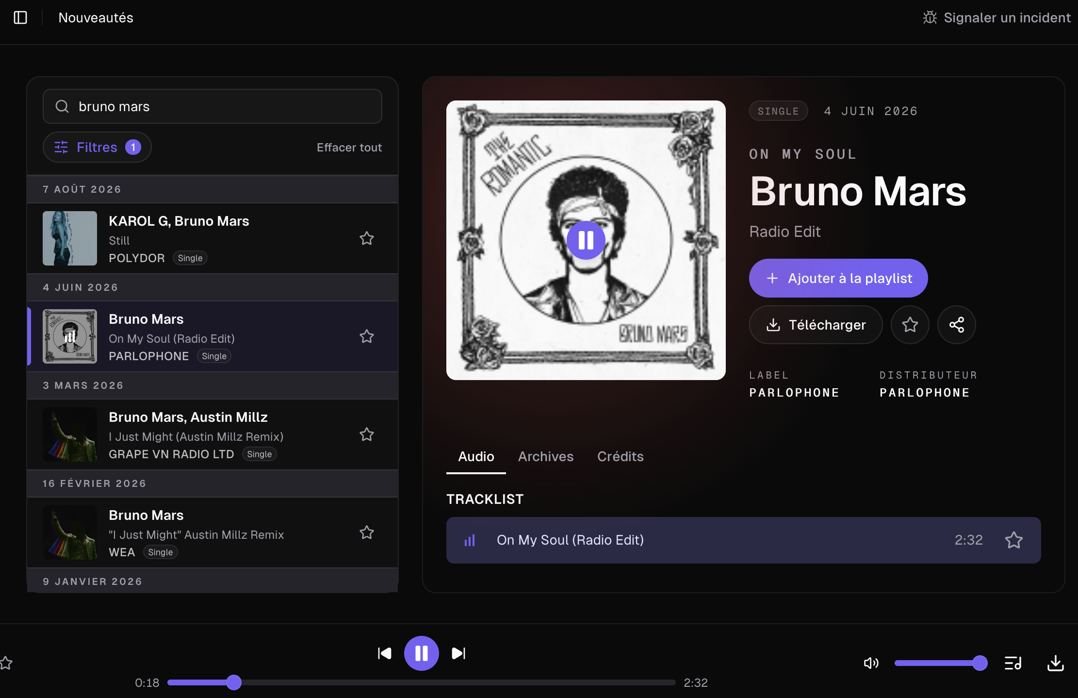 Yacast a lancé une nouvelle version de Muzicenter