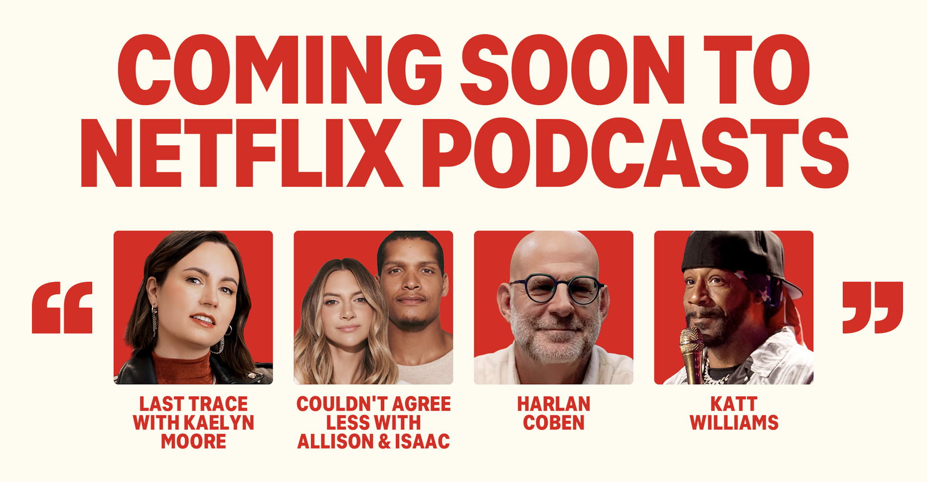 Netflix étoffe son catalogue de plus de 60 podcasts