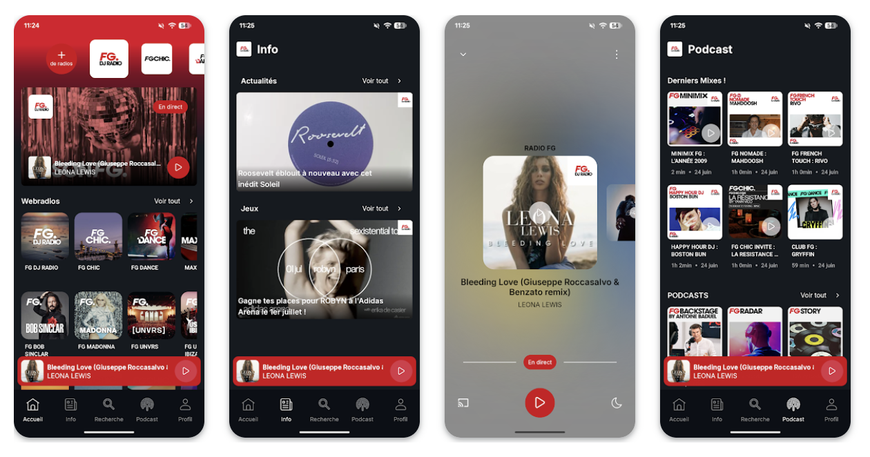 Radio FG lance une nouvelle application réunissant 63 radios