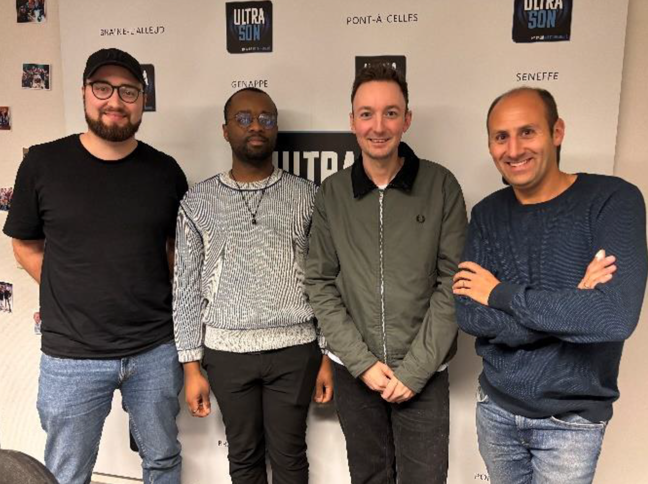 L’Ultrason Academy s’appuie sur une équipe chargée d’accompagner la formation aux métiers de la radio à Nivelles. Source : Ultrason.