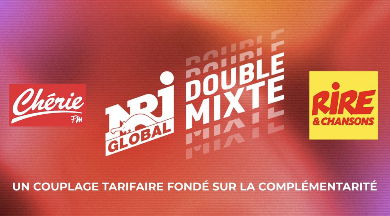 NRJ Global lance "Double Mixte" avec Chérie FM et Rire & Chansons