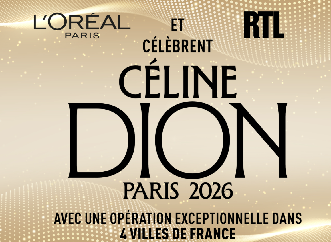 RTL et L’Oréal Paris célèbrent le retour sur scène de Céline Dion