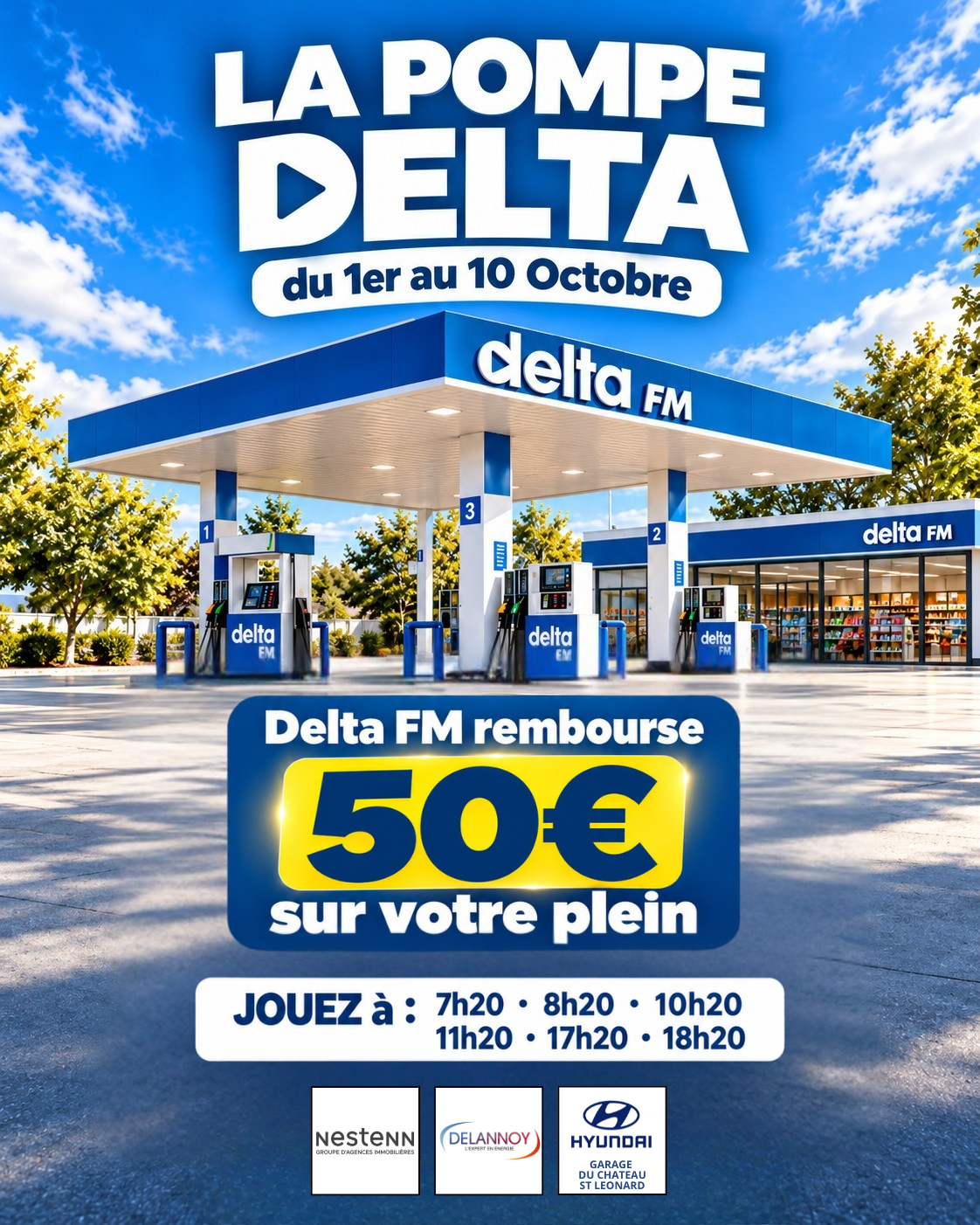 Delta FM fait le plein d’auditeurs et rembourse celui de leur voiture