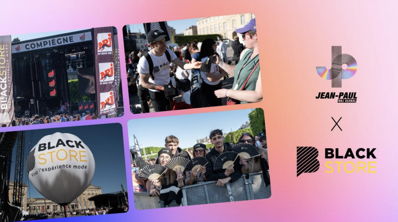 Blackstore et NRJ déploient un dispositif 360° autour du NRJ Music Tour