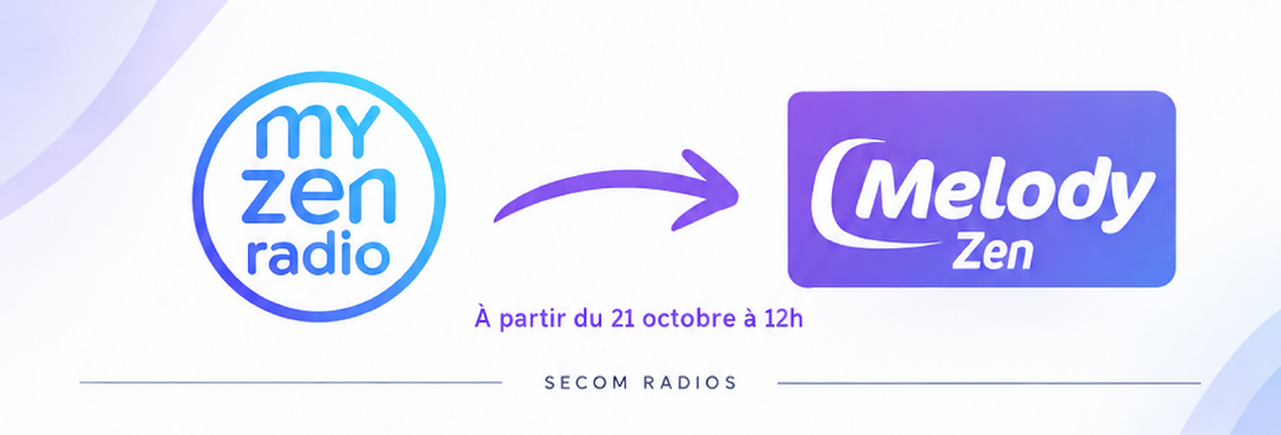 Le 21 octobre à 12h, My Zen Radio devient Melody Zen