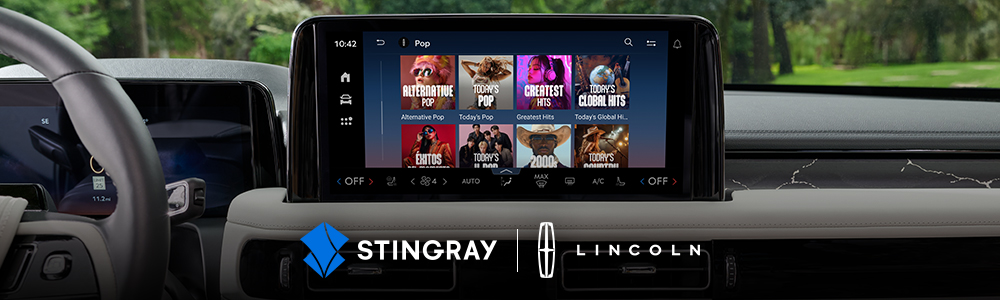 Stingray installe plus de 100 000 radios dans les tableaux de bord Ford et Lincoln