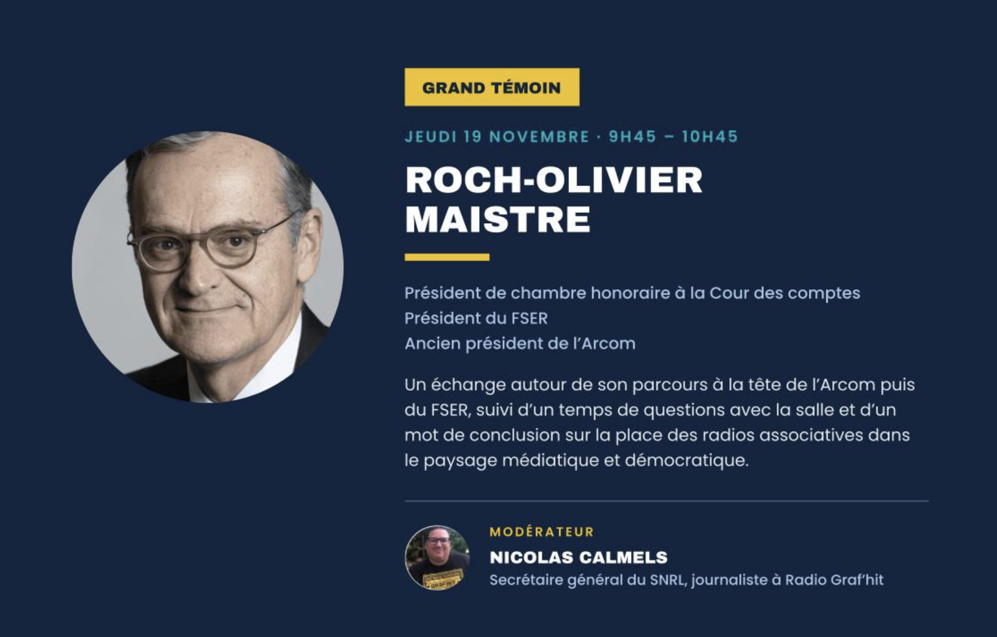 Roch-Olivier Maistre au cœur des échanges sur l'avenir des radios associatives