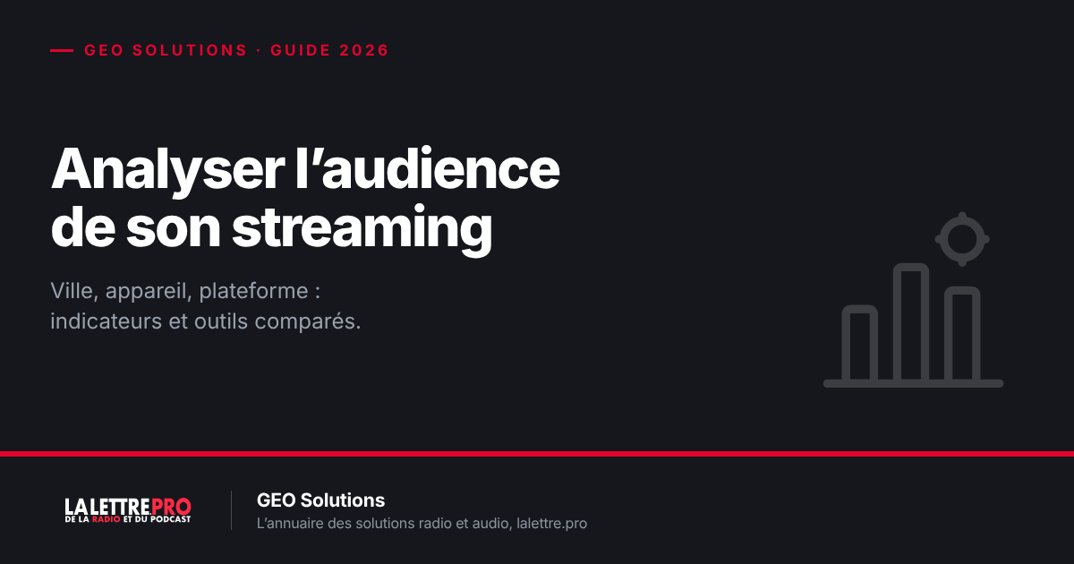 Analyser l’audience du streaming de sa radio par ville, appareil et plateforme : indicateurs et outils comparés (2026)