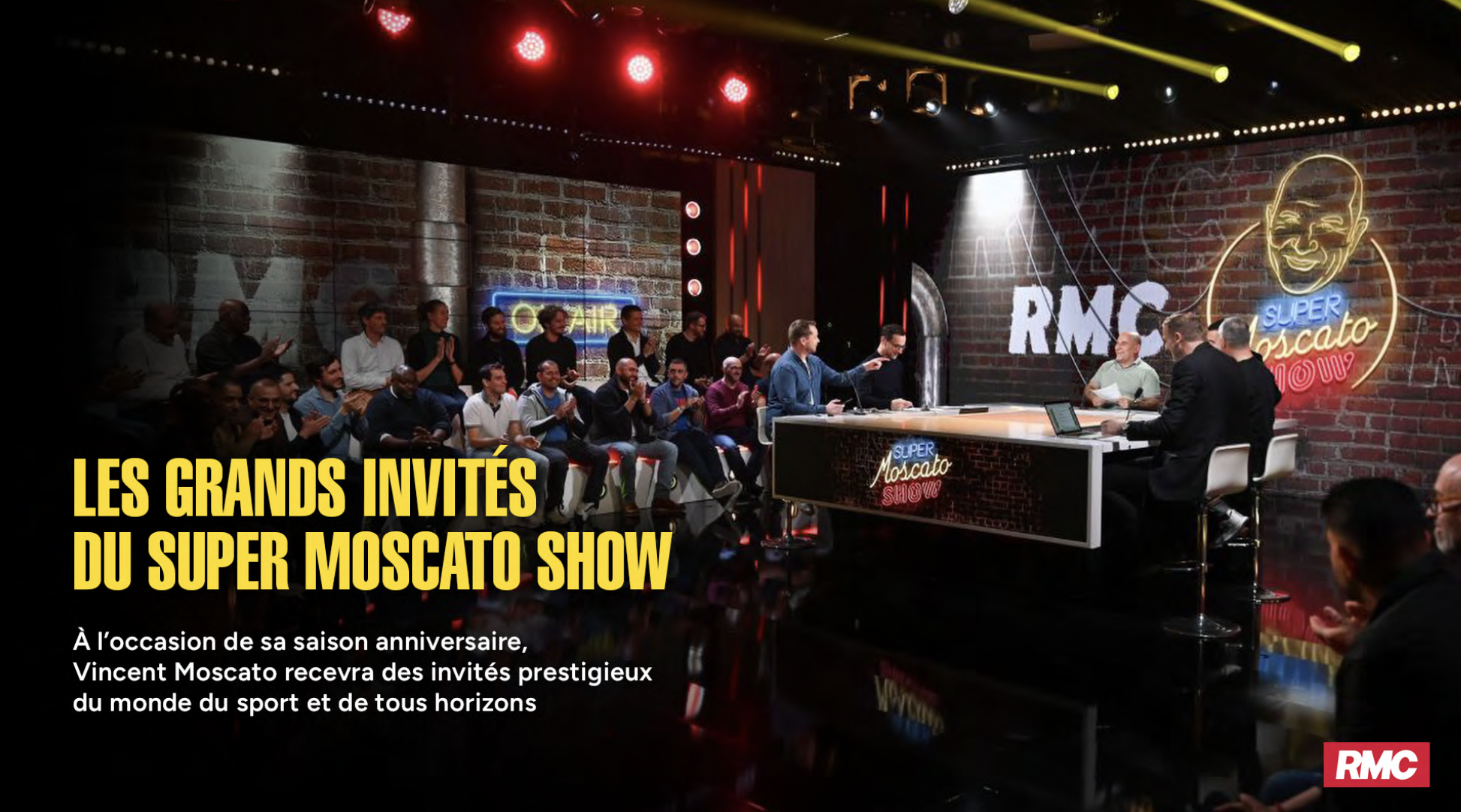 RMC lance la tournée des 20 ans du "Super Moscato Show"