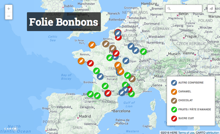 Confiserie française : Liste des confiseries de nos régions