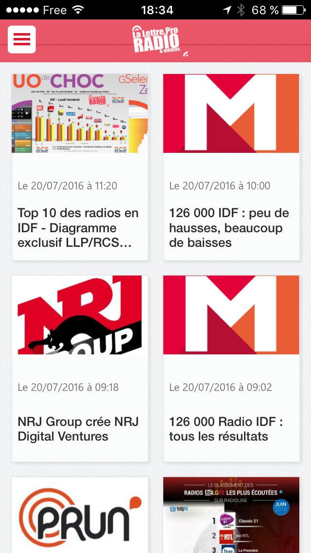 Toute l'actualité radio dans votre poche
