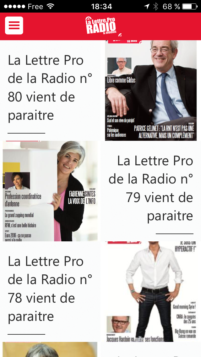 Toute l'actualité radio dans votre poche
