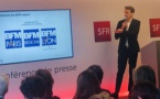 Damien Bernet a dévoilé le projet BFM Lyon le 11 avril dernier lors de la présentation des résultats d'Altice. / SFR.