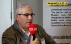 Denis Lespiaut, hier matin à Bordeaux lors de la première étape du RadioTour
