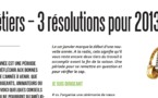 3 métiers – 3 résolutions pour 2013