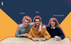 Hugo, Ugo et Emmanuelle, les fondateurs de Tumult. © Tumult. 