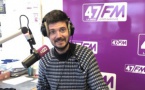 Matieu Di Papet, une voix désormais emblématique de 47FM en Lot-et-Garonne.