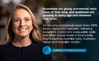 La radio commerciale australienne progresse de 2.8% sur un an
