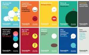 Une campagne pour le nouveau franceinfo