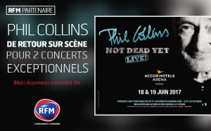 RFM partenaire des concerts de Phil Collins