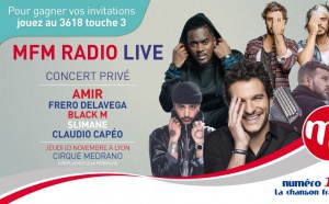 5 artistes pour le prochain MFM Radio Live
