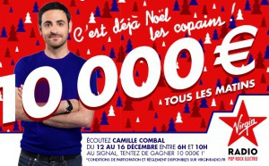 Virgin Radio : Camille Combal offre 10 000 € par jour