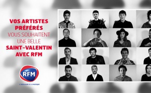 RFM réunit 15 artistes pour la Saint-Valentin