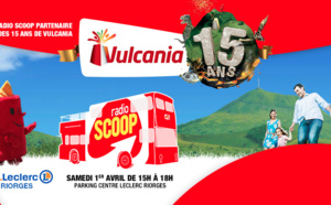 Le bus Radio Scoop célèbre Vulcania