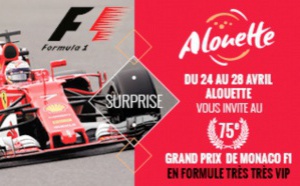 Un auditeur d'Alouette au Grand Prix de Monaco