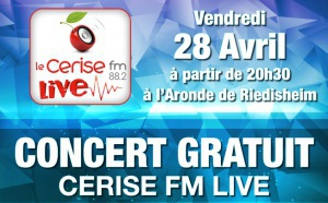 Cerise FM organise un Cerise FM Live