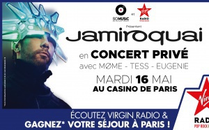 Jamiroquai en concert privé avec Virgin Radio