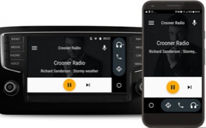 Crooner Radio se positionne dans les véhicules équipés Android Auto 