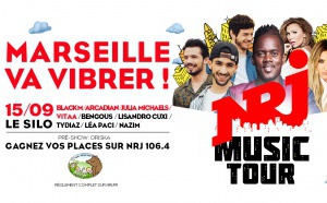 Marseille accueille le NRJ Music Tour