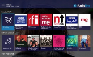 Radioline est disponible sur Virgin TV au Royaume-Uni