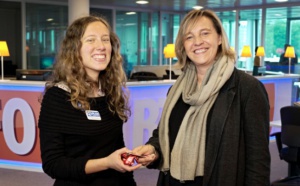 Delphine, rédactrice en chef d'un jour sur Bel RTL