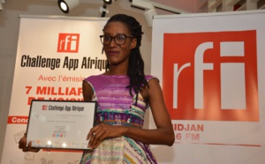 Raissa Banhoro, lauréate du RFI Challenge App Afrique