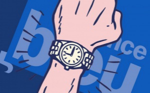 Une montre France Bleu pour le changement d'heure