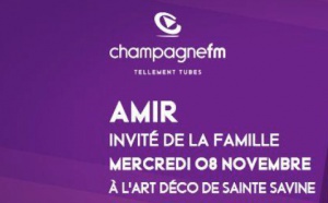 Champagne FM reçoit le chanteur Amir