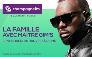 Maître Gims invité de Champagne FM