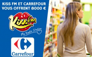 Kiss FM : un partenariat avec Carrefour