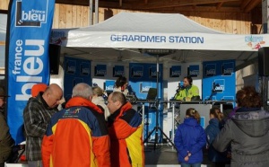 France Bleu Lorraine sur les piste de ski à Gérardmer