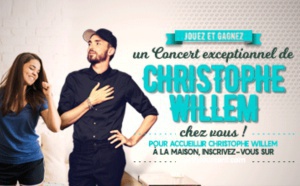 100% : le concert de Christophe Willem chez un auditeur