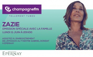 Zazie choisit Champagne FM pour son grand retour