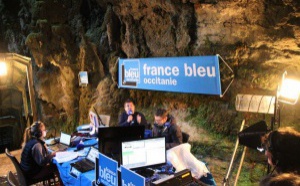 France Bleu Occitanie au fond du gouffre de Padirac