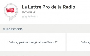La Lettre Pro de la Radio est aussi sur Alexa