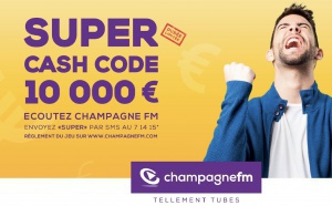 Champagne FM : un "Super Cash Code" de 10 000 euros