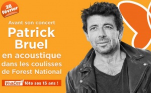 VivaCité a 15 ans et organise une "Session Privée" de Patrick Bruel