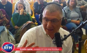 Olivier Caron, journaliste à RFM Provence reçoit le 1er prix World Radio Contest