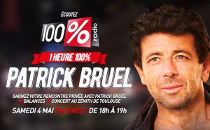 Patrick Bruel invité de la radio 100%