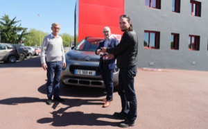 Alouette récompense un jeune automobiliste